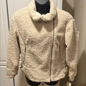 a.n.a Off-White Teddy Jacket